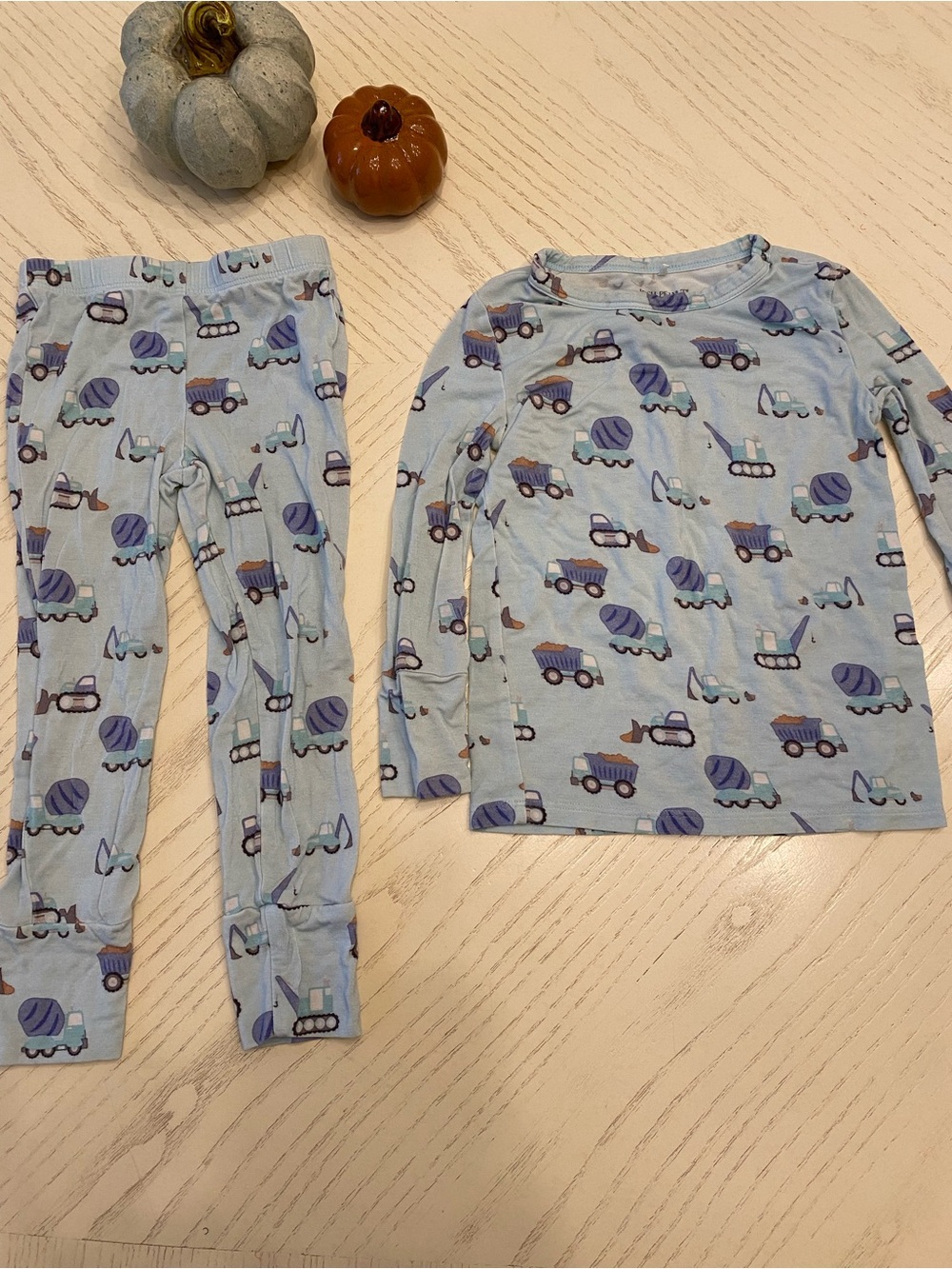 Posh Peanut Construction Pajama Set 2T